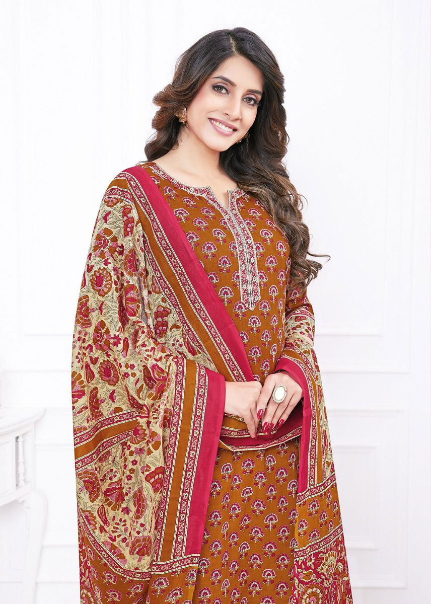 Aarvi Kalamkari Vol 1 Printed Cotton Readymade Dress

